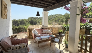 Resa Estates Ibiza koop  finca sale san augustin patio .jpeg